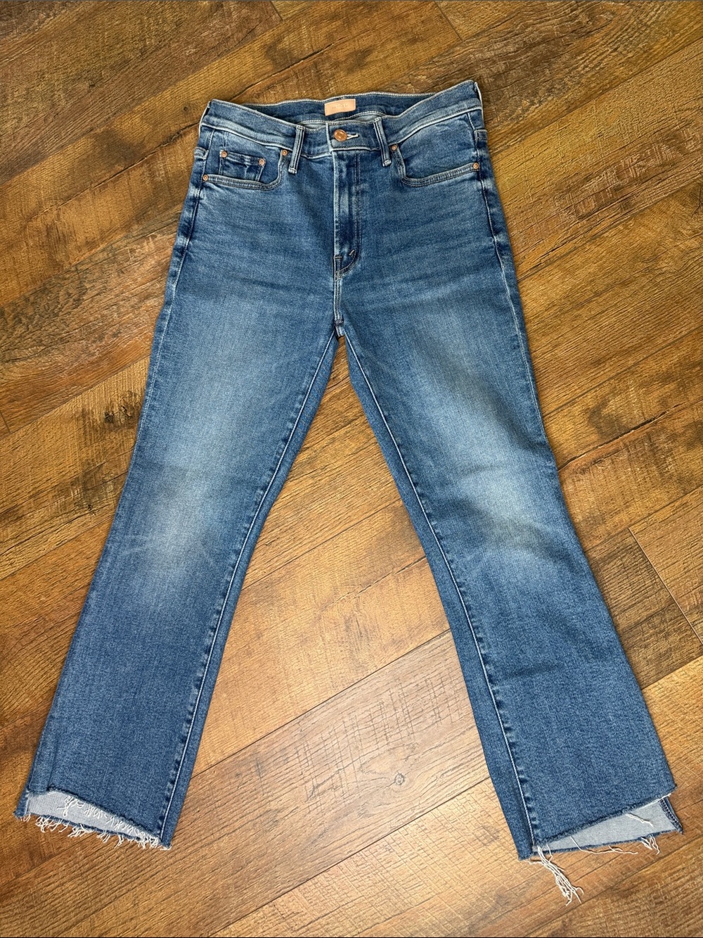Mother Denim The Insider Crop Step Fray different strokes size 27 - Picture 9 of 10